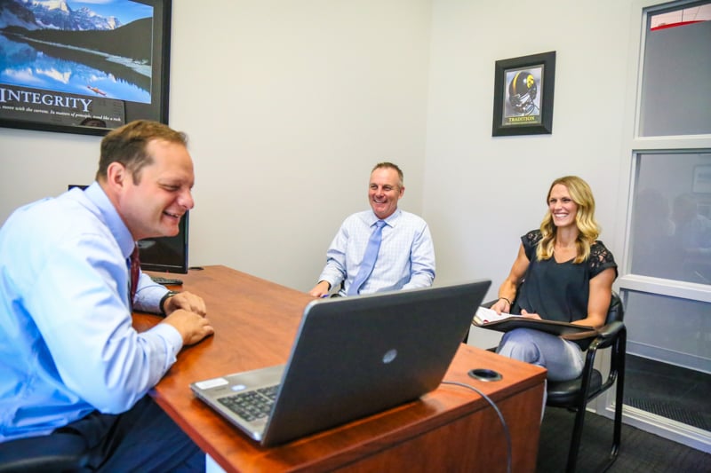 Access employees hosting a meeting.