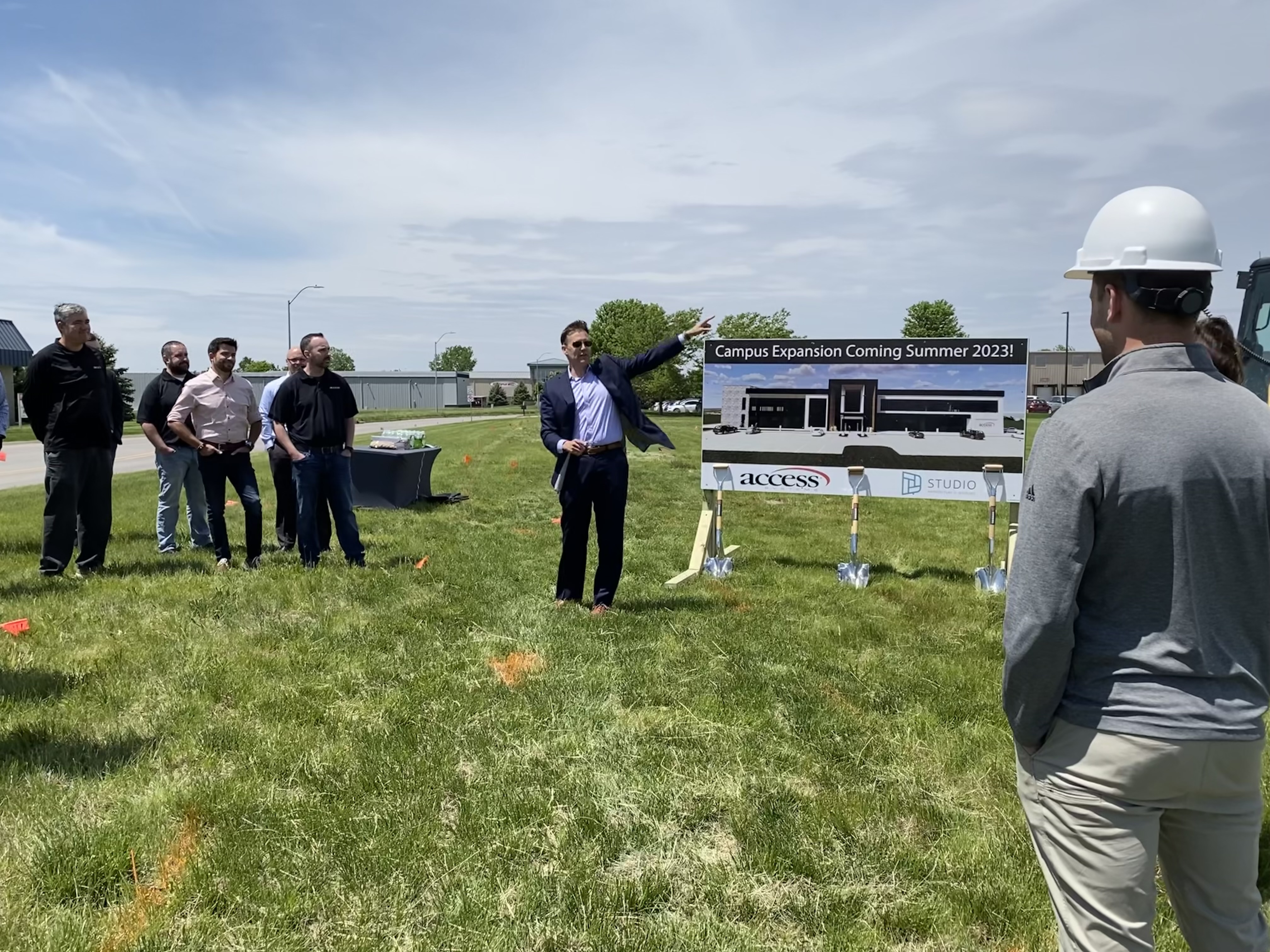 Groundbreaking - Shane Sloan CEO